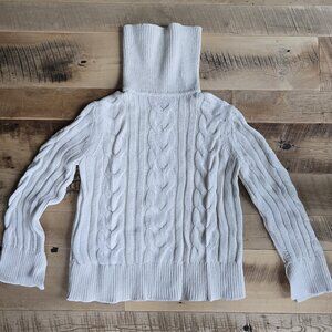 Womens Banana Republic Cable Knit Cowl Neck Sweater size Large
